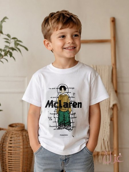 T-shirt ابيض Mclaren